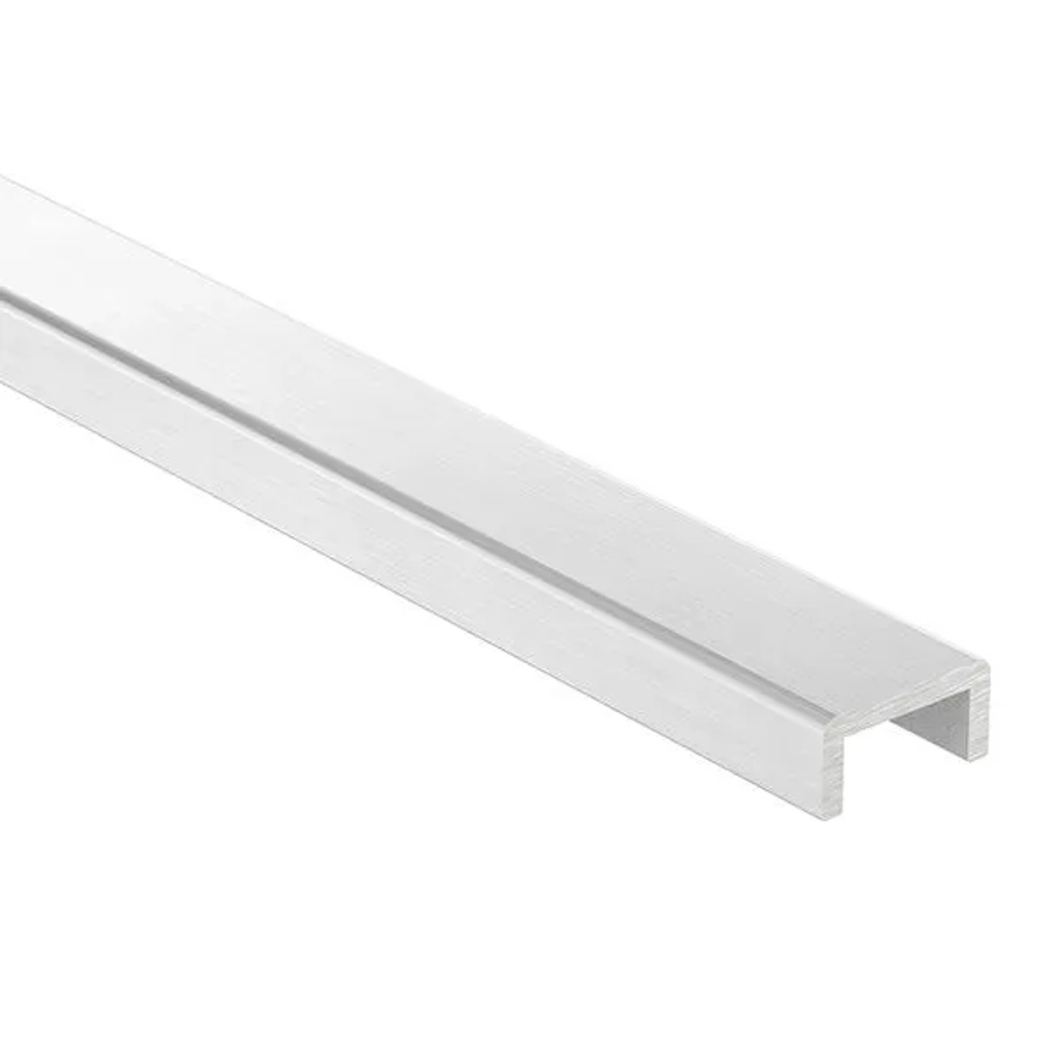 FeNau U-Profil Aluminium Eloxiert 24x12x3 mm Für Glas 16-17,52 mm L 6000 mm