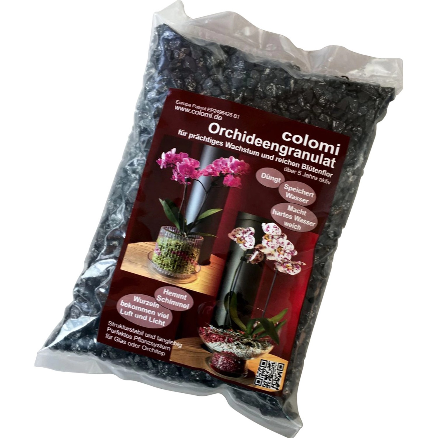Colomi Orchideengranulat 1 l Schwarz