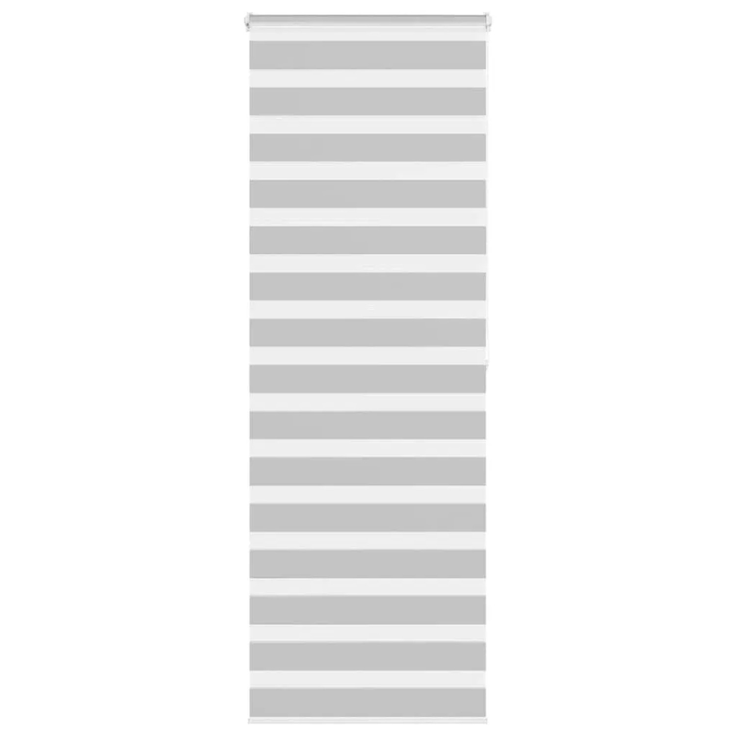 vidaXL Doppelrollo Hellgrau 85x200 cm Stoffbreite 80,9 cm Polyester 4014466 günstig online kaufen