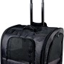 Schwarzer Trixie Trolley Elegance, 45x41x31 cm, für den sicheren Hundetransport.
