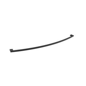 Fackelmann Badmöbel Möbelgriff Relinggriff gebogen 736 mm Schwarz Matt