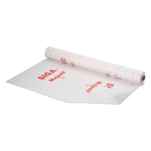 Siga Majpell 5 R Dampfbremse, 1,5 m x 50 m Rolle, Dämmstoffzubehör für Dach und Wand.