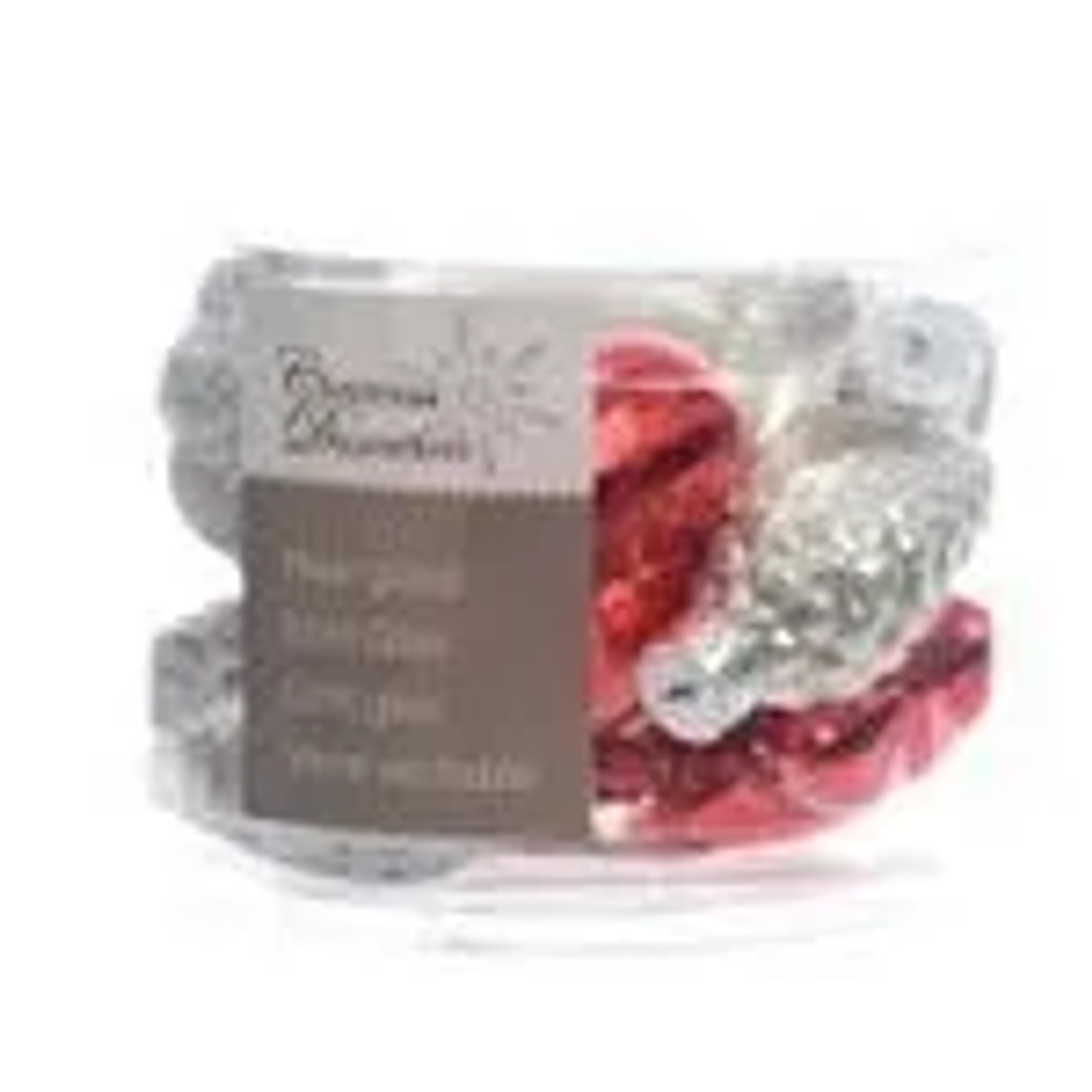 Kaemingk Weihnachtsbaumkugeln Glas Blueten Sterne Herzen Zapfen 12 Stueck Rot