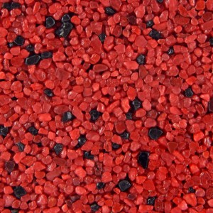 Terralith Buntsteinputz Mosaikputz 2mm 14 kg BSP05 Rot Schwarz