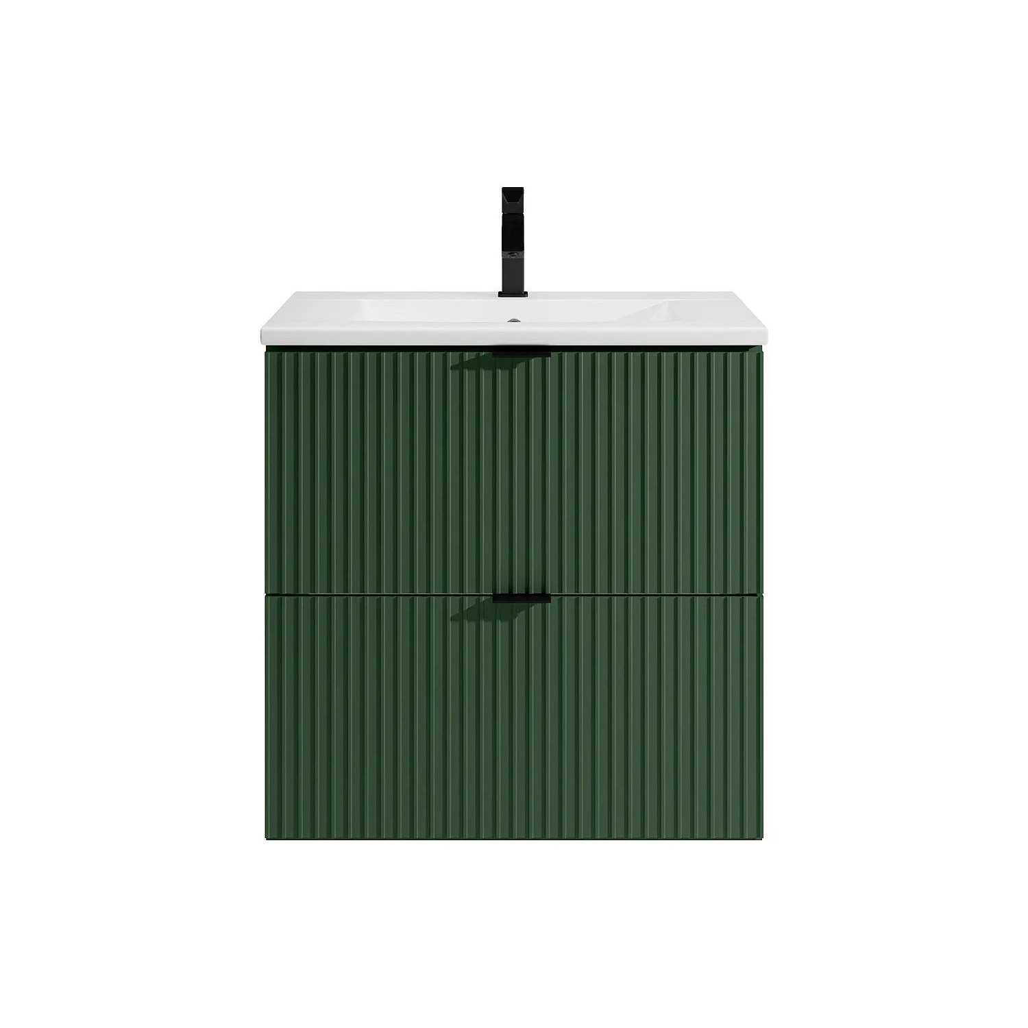 Vente-unique Einzelwaschtisch Zevini Grün 60 cm