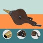 Relaxdays Handblasebalg MDF Eisen Kunststoff Braun Schwarz Gold mit Schlaufe 40 cm x 17,5 cm 0,5 kg_5