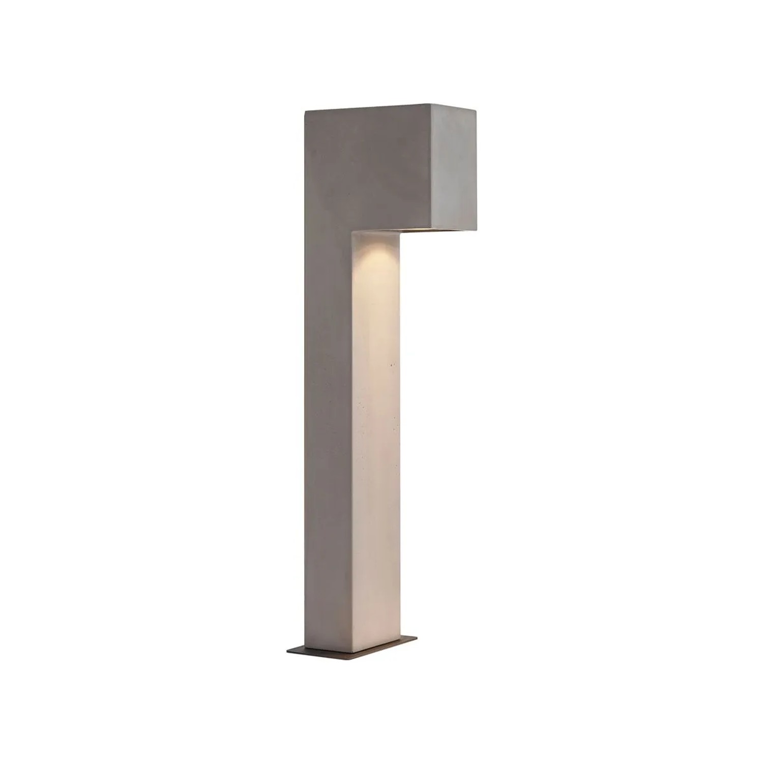 QAZQA Moderne Wegeleuchte Grau 65cm IP44 Pompei