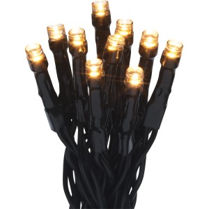 LED-Lichterkette, 1,42 m, warmweiß, für Innen- und Außenbereich.