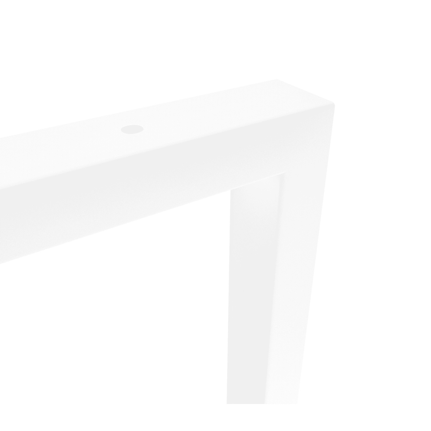 HEVVA Gestell Doppel-Waschtisch NECKAR 25 cm Tief 2er Set Weiß_5