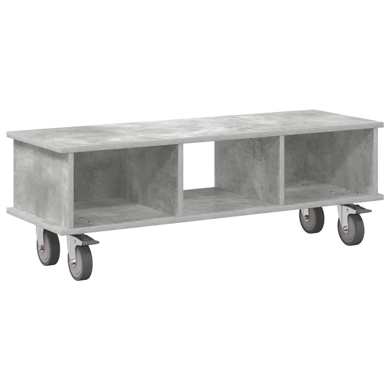 vidaXL TV-Ständer Beton Grau 100 x 35 x 35 cm Holzwerkstoff 891035