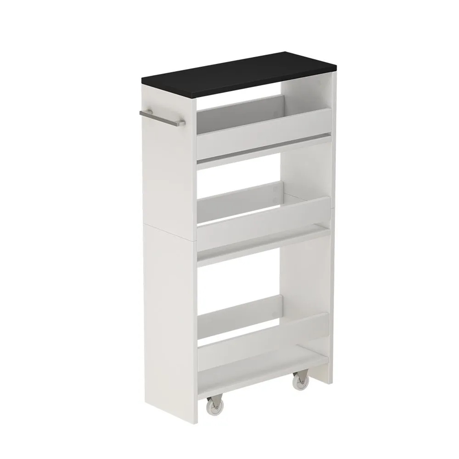 Vicco Rollregal Rivo Weiß Anthrazit 20x85 cm