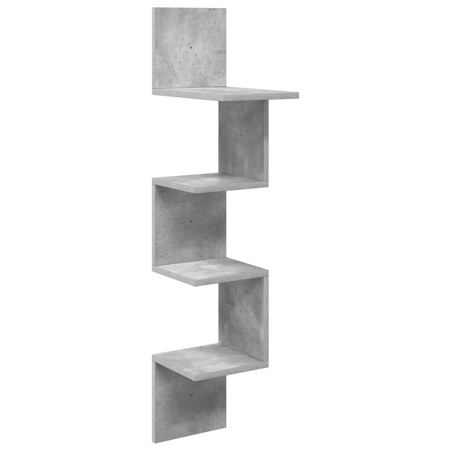 vidaXL Wandregal Wandhalterung Betongrau 32 x 21 x 107 cm 8012135