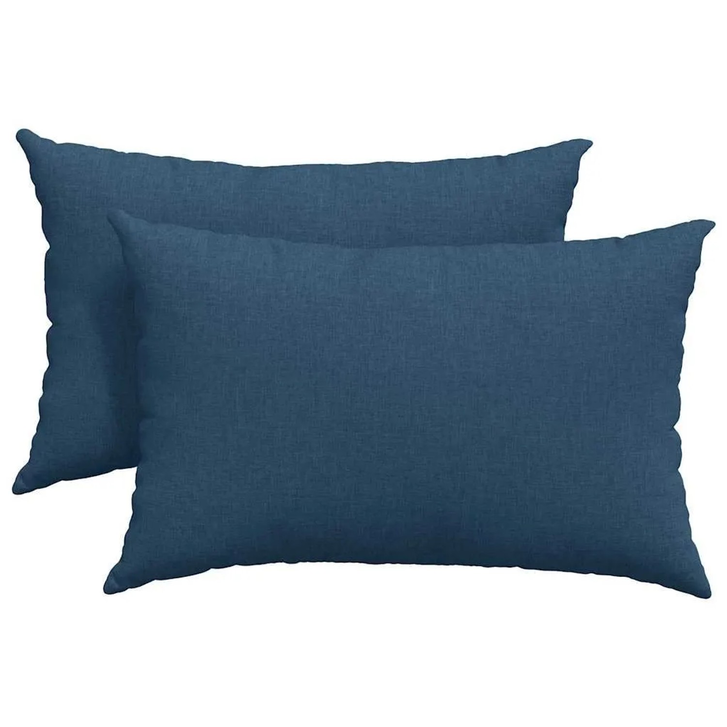 vidaXL Sofakissen 2 Stück Blau 60 x 40 cm Stoff 42013661