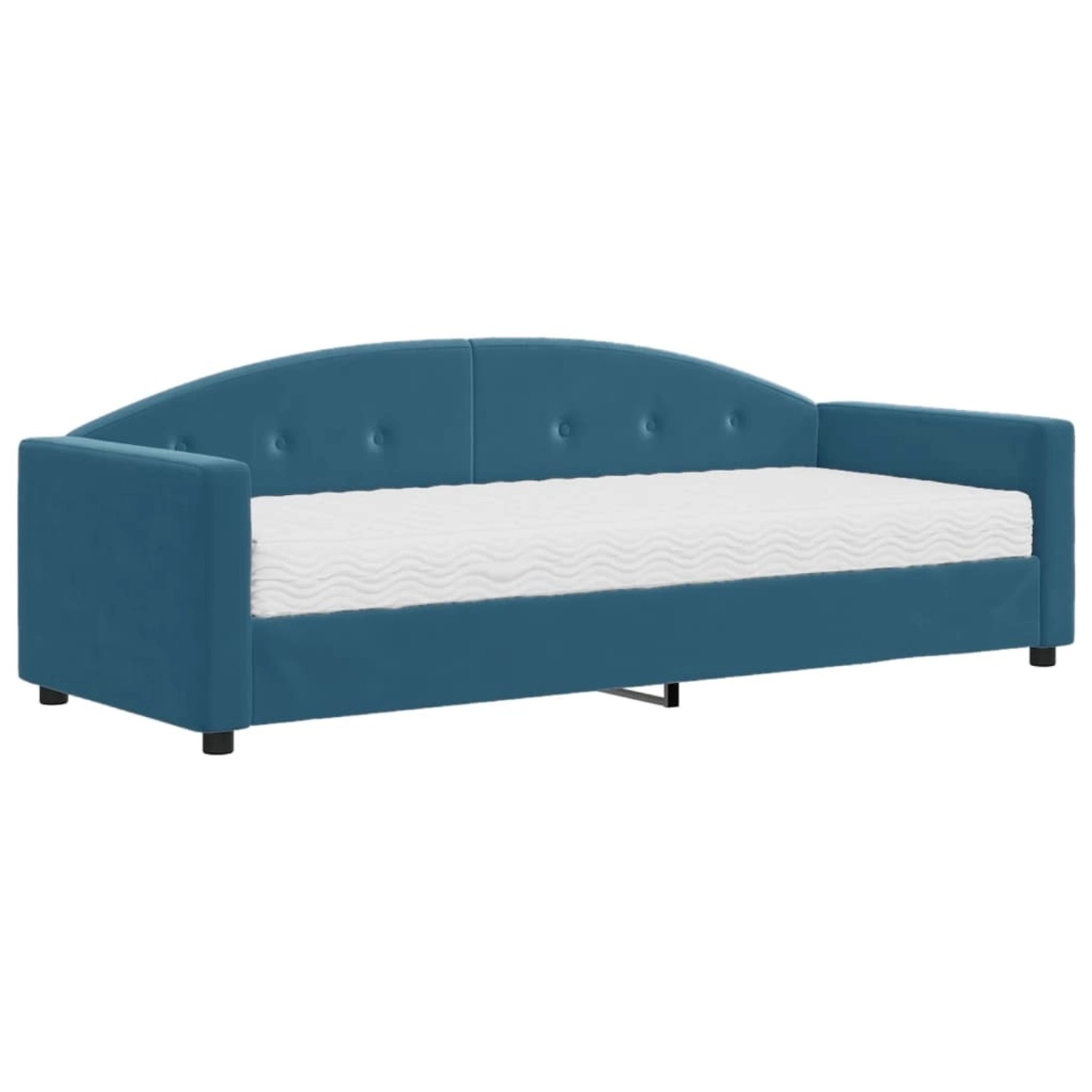 vidaXL Tagesbett mit Matratze Blau 80x200 cm Samt 3197269 günstig online kaufen