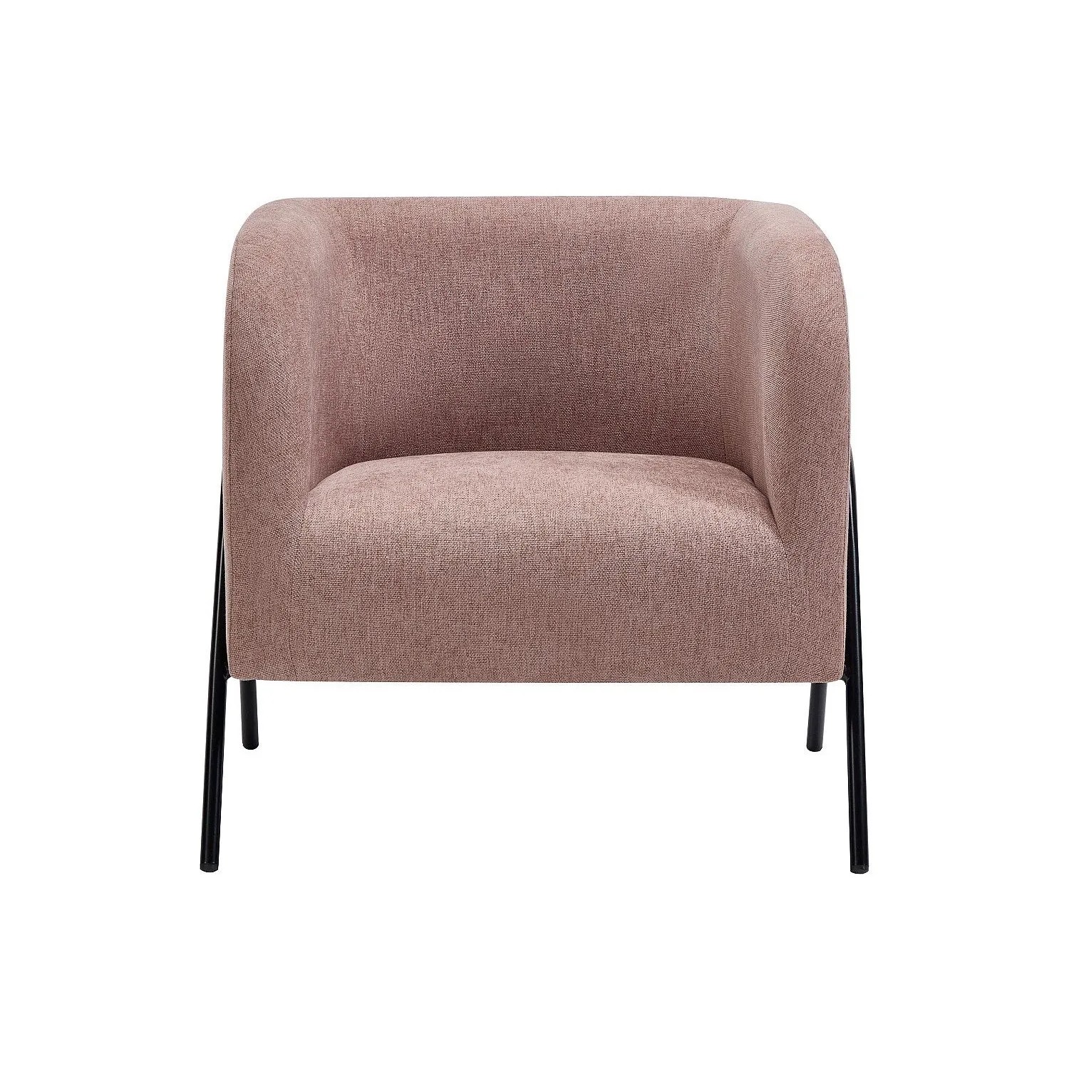 Vente-unique Sessel Mit Gerader Rückenlehne Blinoda Rosa 73 cm