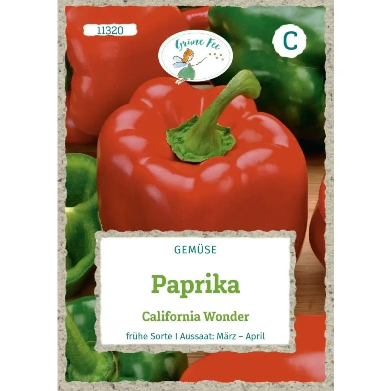 Grüne Fee Paprika California Wonder Saatgut