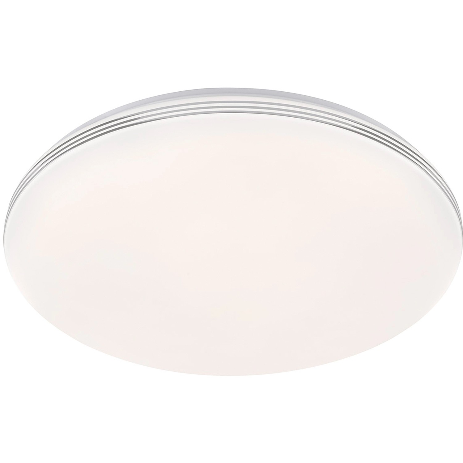 Fischer & Honsel LED-Deckenleuchte Faro Weiß/chrom Ø 43 cm