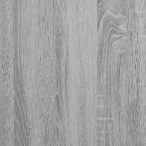 Detailaufnahme: Graues Sonoma Holzwerkstoff für VidaXL Bücherregal, Wandregal.