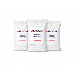 AEROCAP Garnet 120 Mesh Strahlmittel 3 Säcke Für Sandstrahlgeräte
