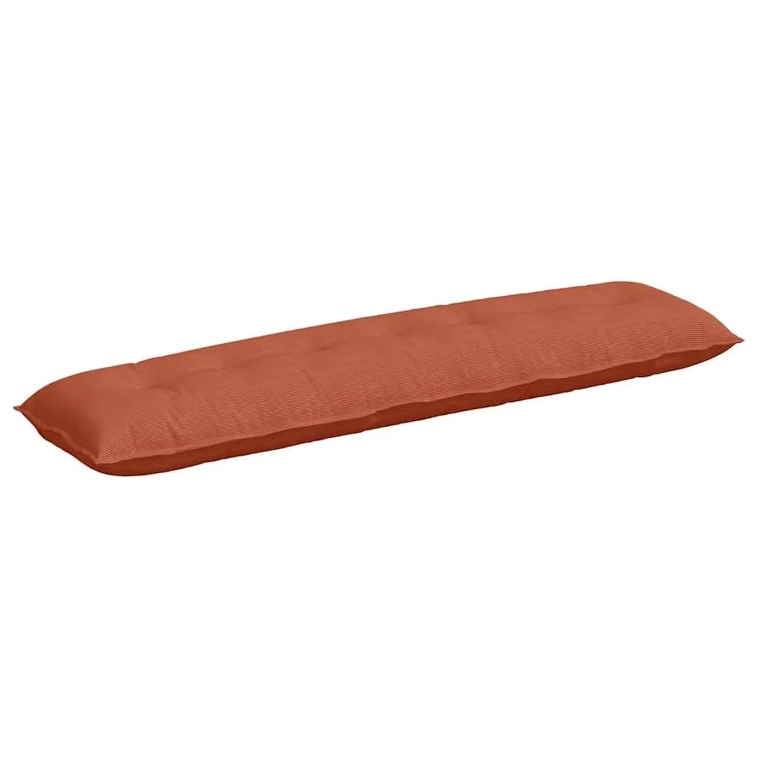 vidaXL Rückenkissen Rot-Orange 200 x 50 cm Cordstoff 42015001