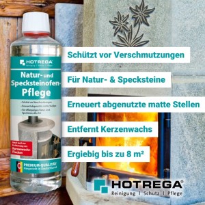 Hotrega Specksteinofen & Natursteinofen Pflege 500 ml