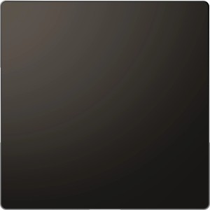 Merten Blindabdeckung System Design in Anthrazit, quadratische Form.