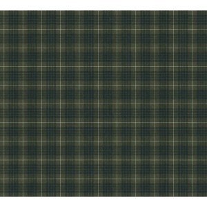Bricoflor Vliestapete mit kariertem Muster in Grün und Olivgrün für Wohnzimmer und Küche.