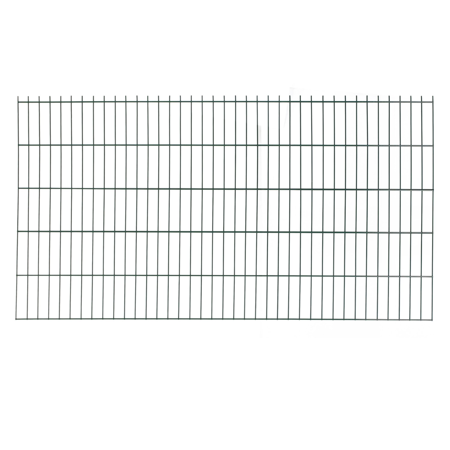 Doppelstabmattenzaun Verzinkt 103 cm x 201 cm