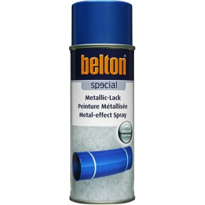 Belton Special Metallic-Lack Spray, Blau glänzend, 400ml Dose.