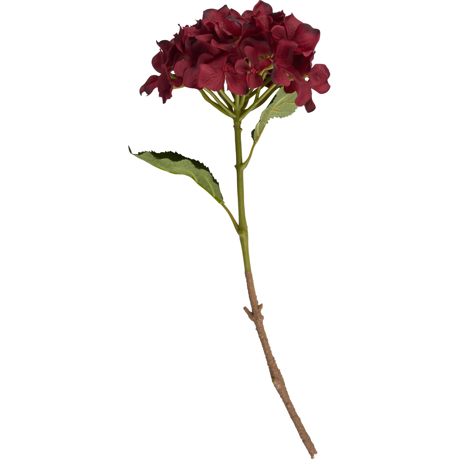 Kunstpflanze Hortensie Blush Bordeaux 48 cm
