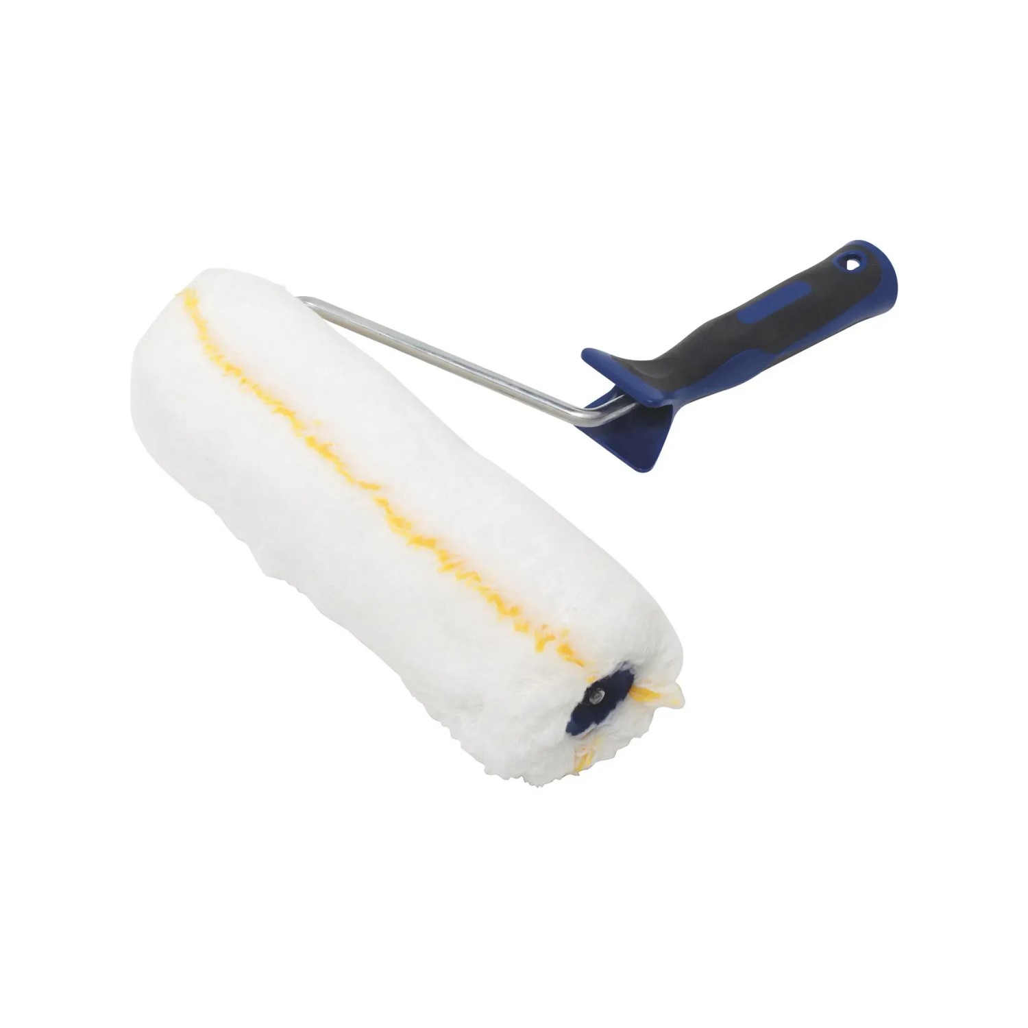 LUX Goldfaden-Roller gepolstert 2K-Softgriff Schwarz-Blau 25 cm