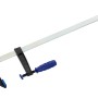 LUX Schraubzwinge Classic, 600x120 mm, Spannwerkzeug mit blauem Griff.