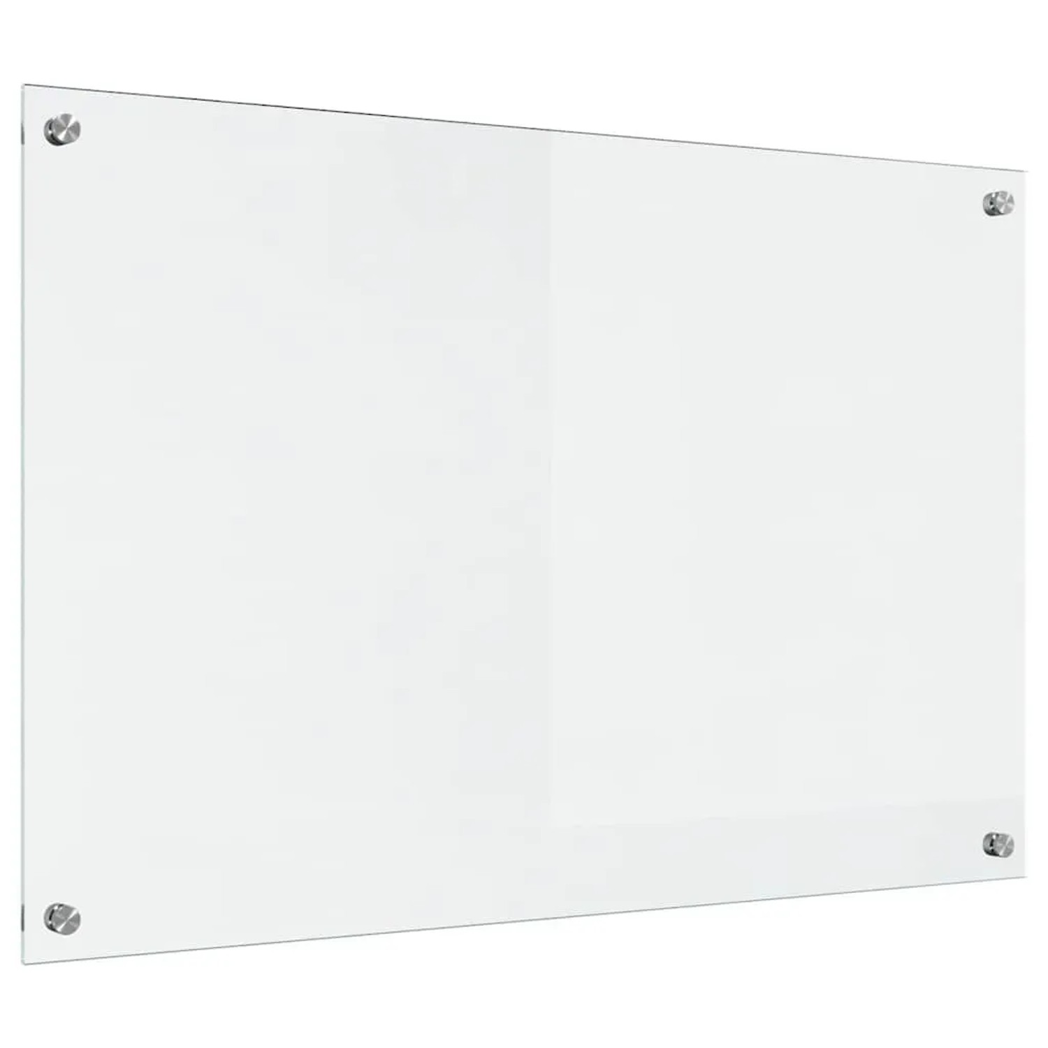 vidaXL Küchenrückwand Transparent 90 x 60 cm Gehärtetes Glas 42018028