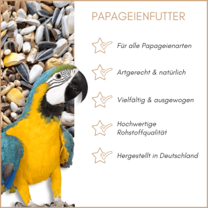 Supravit Papageienfutter Futtermischung für Papageien