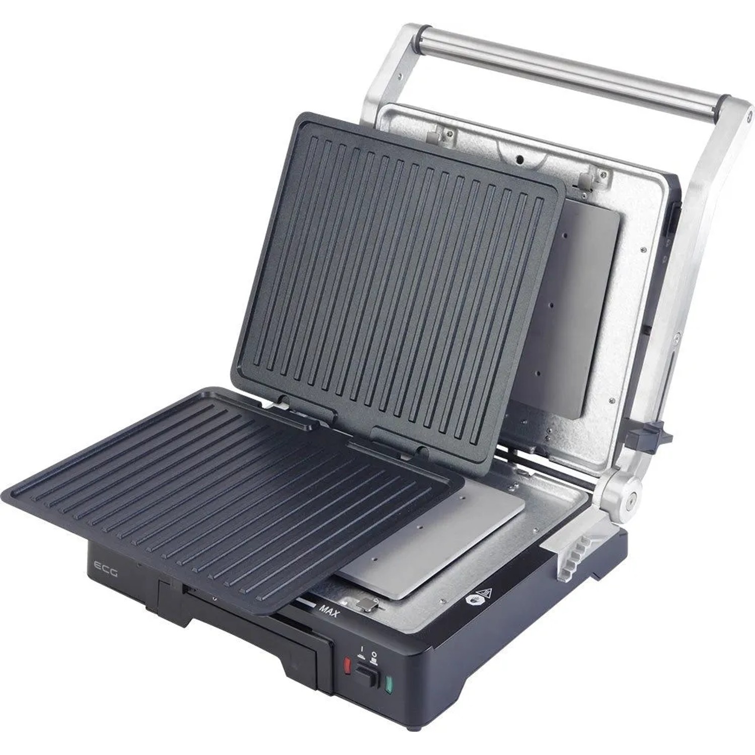 ECG Elektrogrill KG 300 Deluxe Antihaftbeschichtung 2000 W