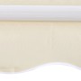 DELUKE Markisenbespannung Markisenstoff Wasserabweisend Reißfest Creme Für 350x250cm Rahmen Markise Mit Volant Markisen Ersatzstoff_3