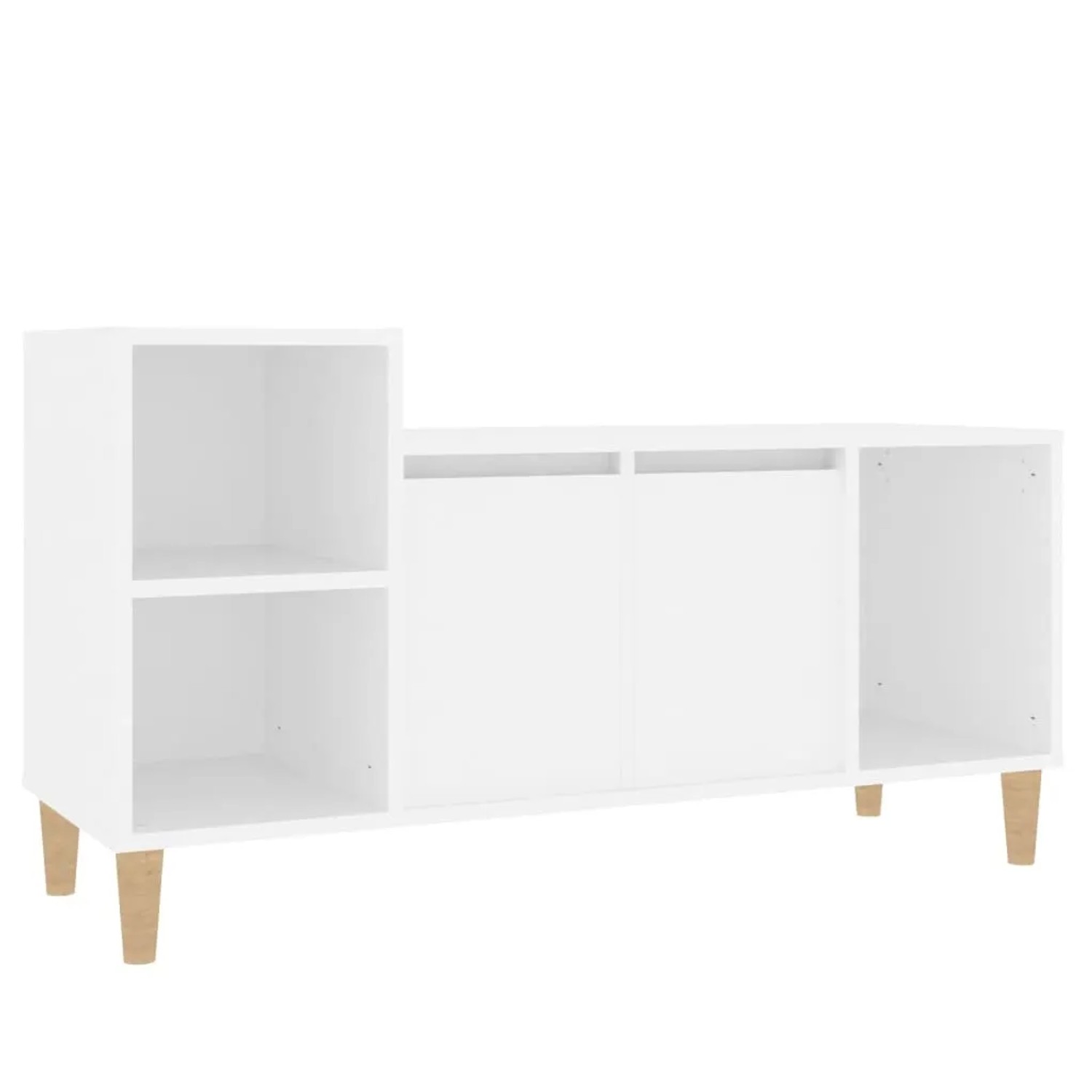 vidaXL TV-Schrank Weiß 100x35x55 cm Holzwerkstoff 821172