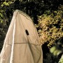 Graue Siena Garden Schutzhülle Yobaya für Hängekorb, mit Active Air System, Ø 115 x 203 cm.