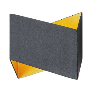 Moderne schwarze Arcchio Wandleuchte Assona aus Aluminium für Innenräume.