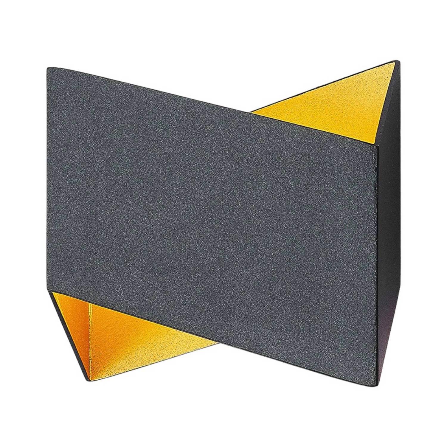 Arcchio Wandleuchte Wandlampe Innen Assona 9624664 Modern in Schwarz aus Aluminium 1-flammig G9 Wohnzimmerleuchte