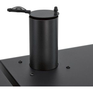 Detailaufnahme des schwarzen Rauchabzugs am Jamestown Kombigrill Drake.