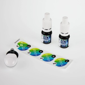 JBL ProAquaTest CO2-pH Permanent Testset für Aquarien zur pH-Wert und CO2-Gehalt Messung.
