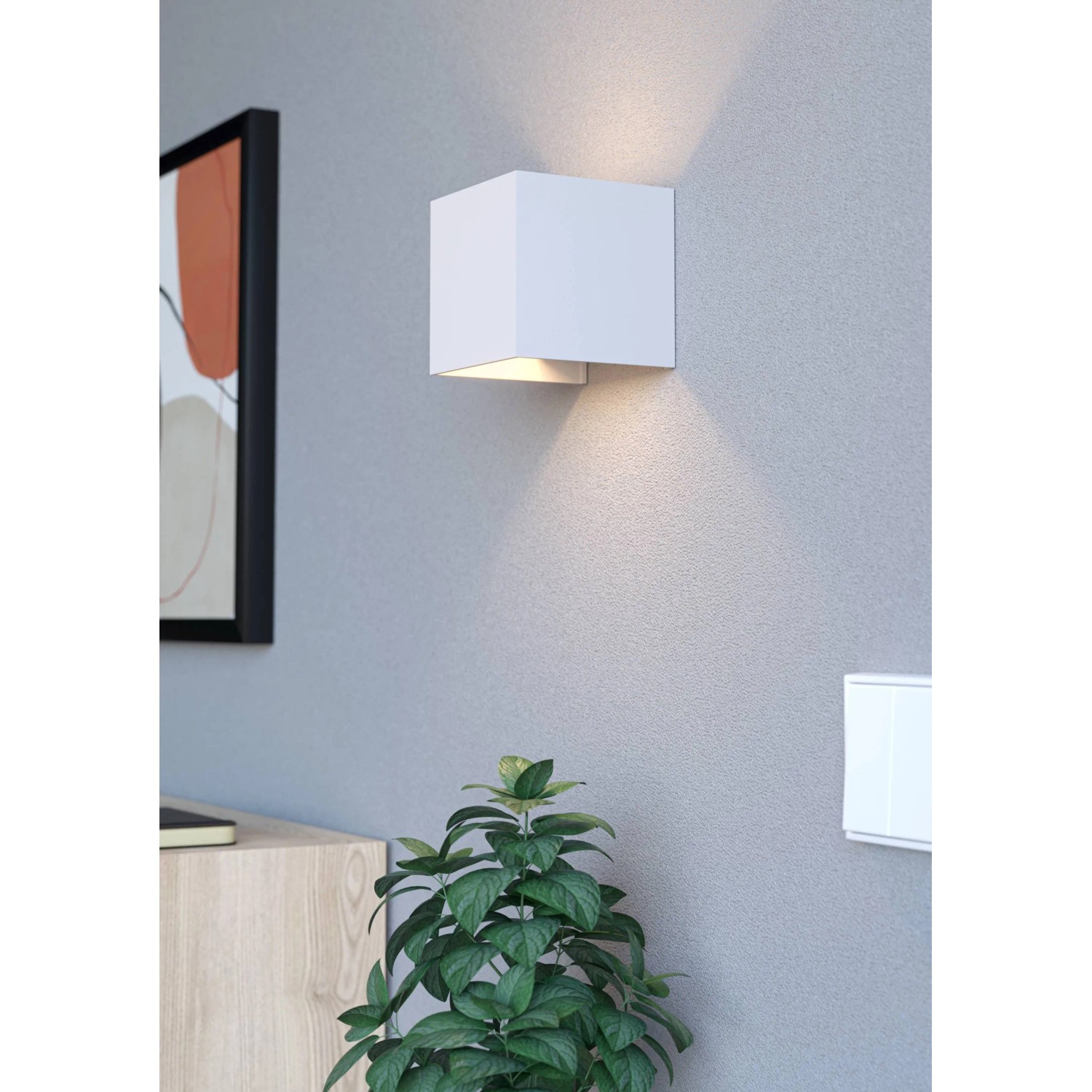 EGLO Außenleuchte Bewegungsmelder LED 100 x 100 mm 4000 K 270 lm kaufen bei OBI