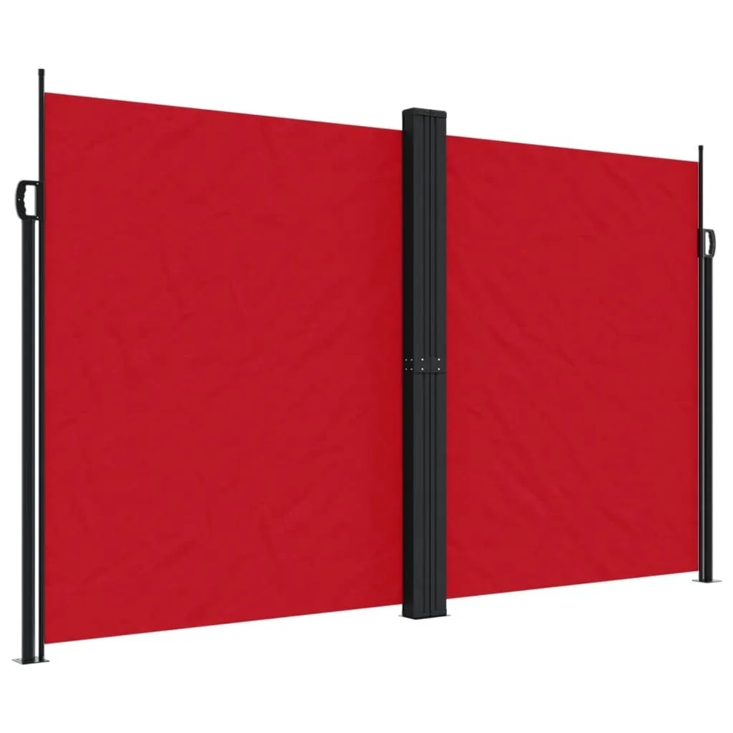 vidaXL Seitenmarkise Ausziehbar Rot 200x600 cm 4004657