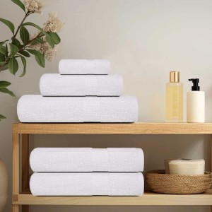 vidaXL Handtücher 2 Stk Weiß 50x100 cm 360 g/m² 100% Baumwolle 136649