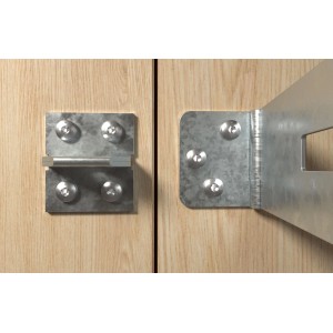 Holzschrauben: Fischer PowerFast II mit Panhead, 4x20 mm, 200 Stück, zur Befestigung von Beschlägen.