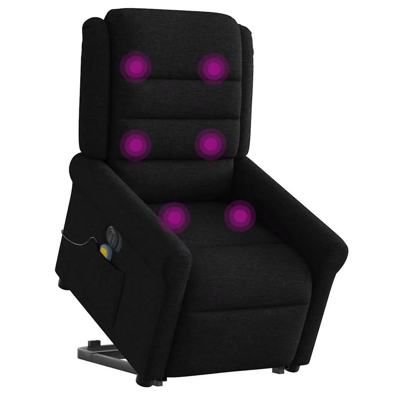 vidaXL Elektrischer Massagesessel mit Aufstehhilfe Schwarz Stoff 3303346 günstig online kaufen