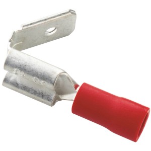Roter Flachsteckverteiler für Kabel 0,5-1,5mm², Autoelektrik.