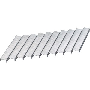 Feindrahtklammern von LUX, 12,85 mm breit und 8 mm lang, 1000 Stück für Tacker.