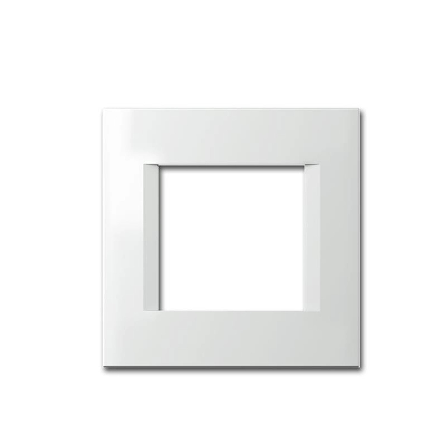 TEM MODUL PLUS 1-Fach UP Rahmen Weiß Glanz Line